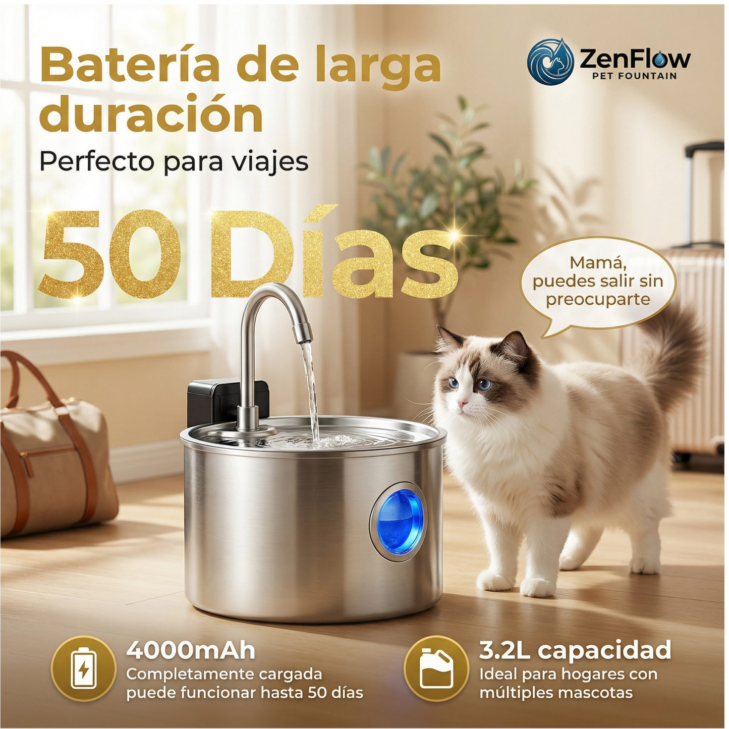 ZenFlow™ Pet Fountain
