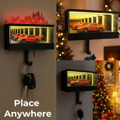 Infinity Garage Keychain: An unmissable novelty, original and creative, with a decorative hook—perfect for collectors.