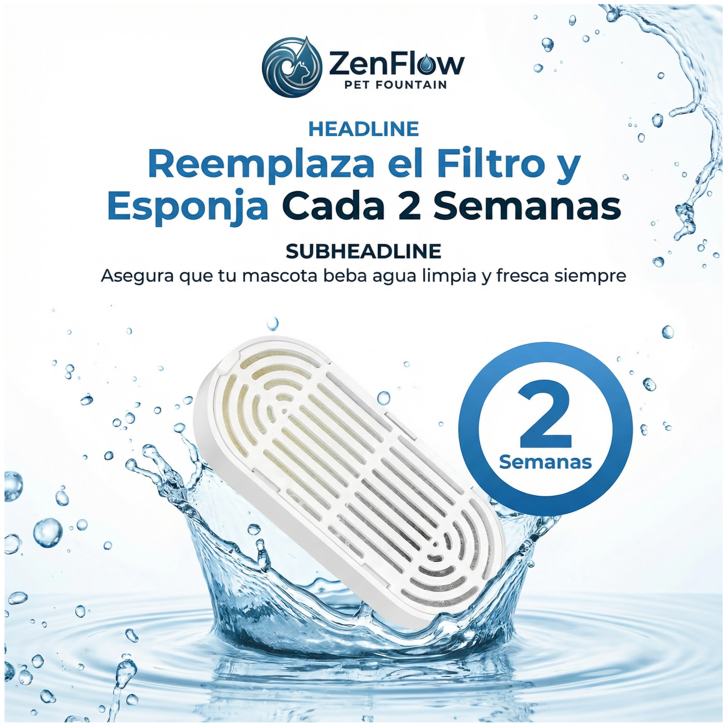 6 Filtros de Repuesto ZenFlow™
